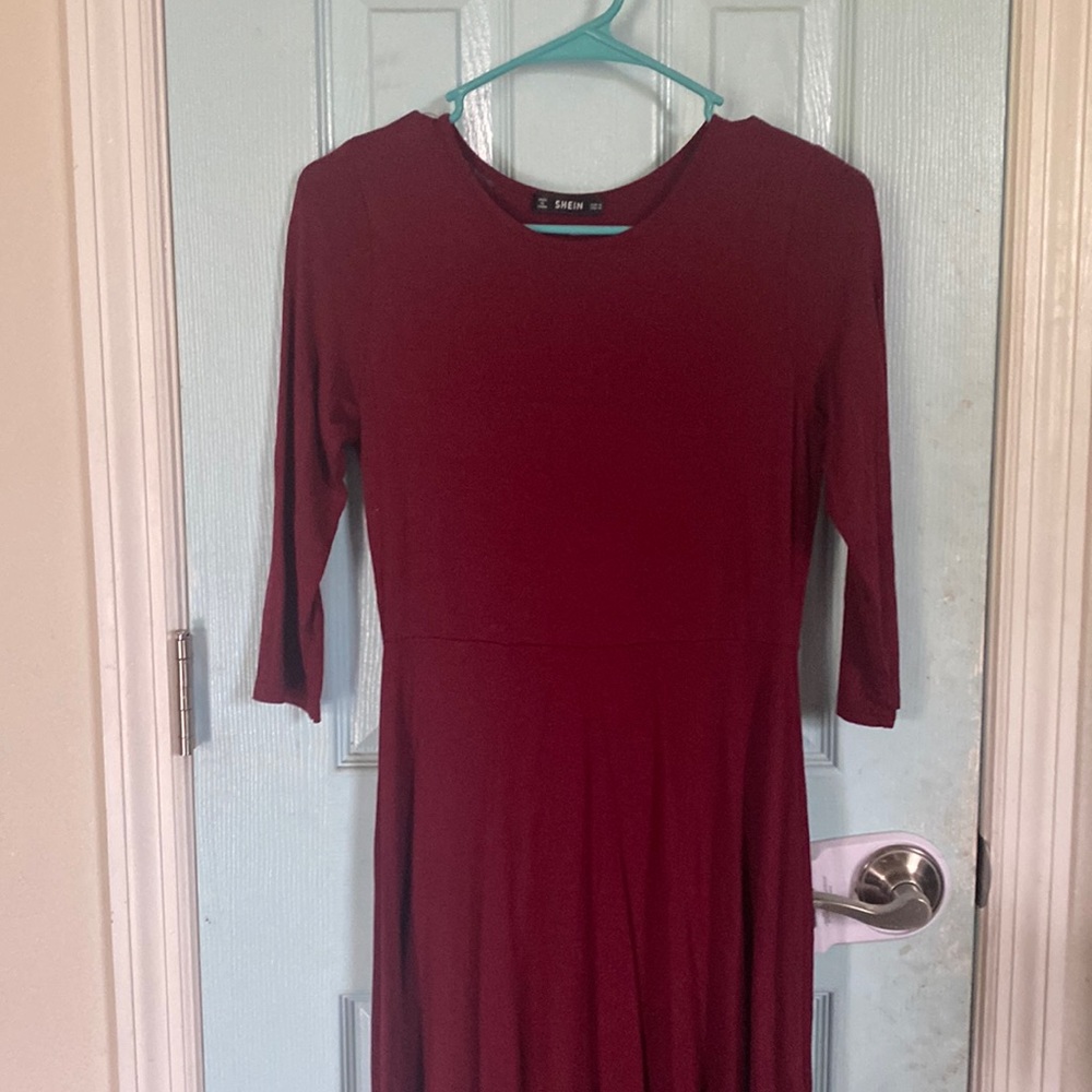 SHEIN long sleeved flare dress